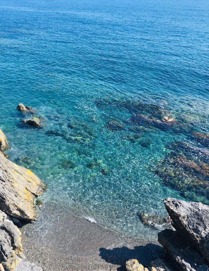 Romantic Sea View Flat In Genova Bagian luar foto